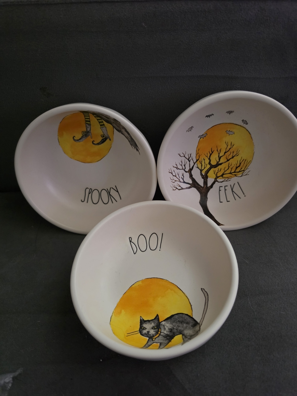 Rae Dunn Halloween Serving Bowls